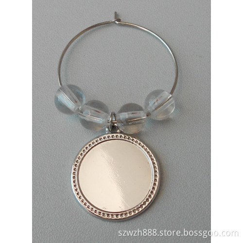 Metal Wine Charm